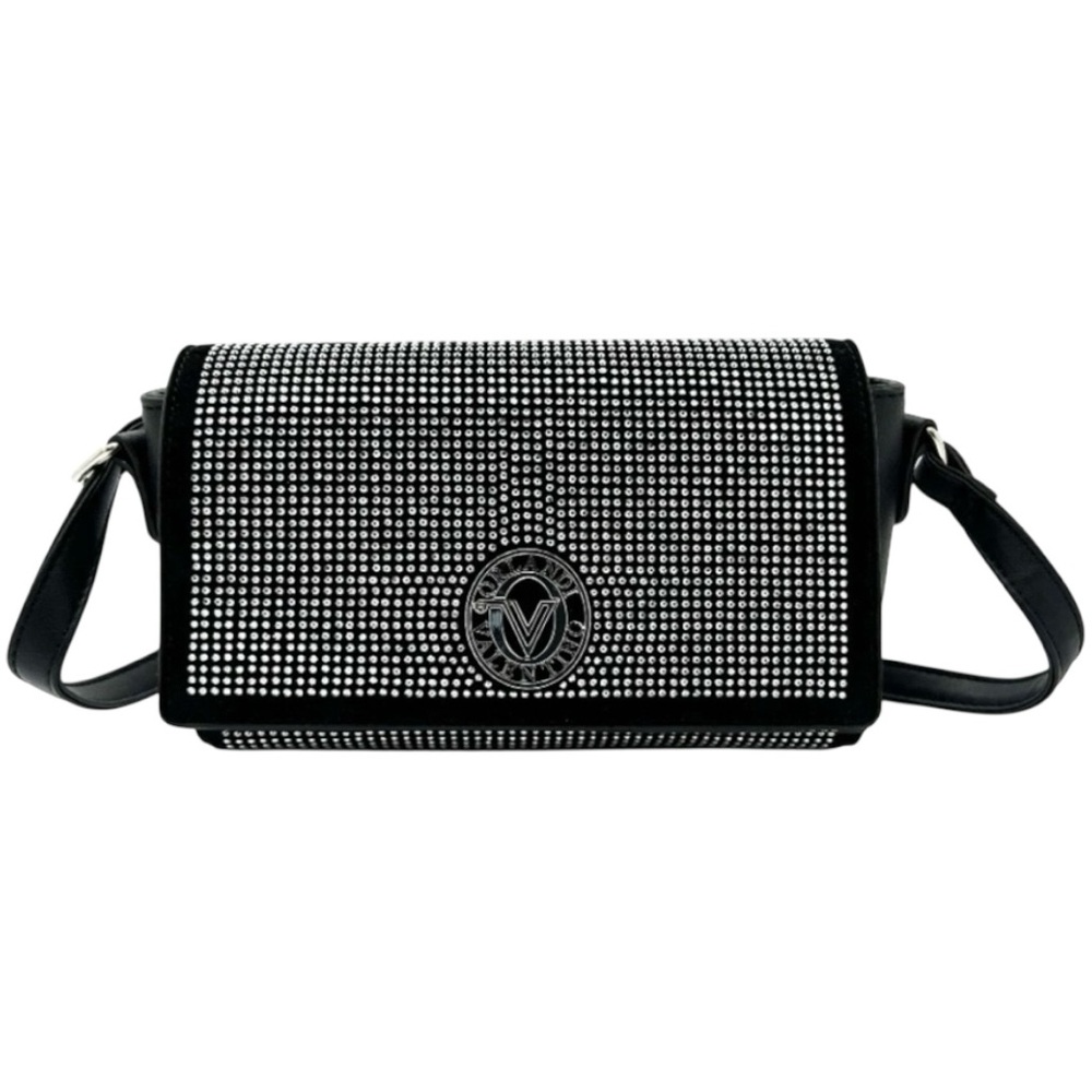 Valentino Orlandi Black and Silver Crossbody Bag NWT